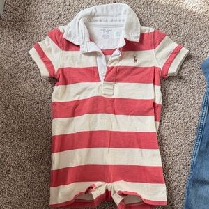 Ralph Lauren baby rugby polo onesie